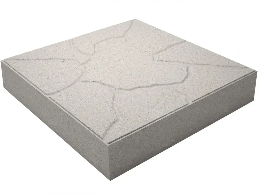 Изображение товара Плитка тротуарная Декор 300x300x60 мм серый Россия