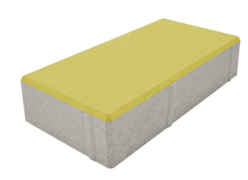 Изображение товара Плитка тротуарная Призма 200x100x50 мм цвет желтый