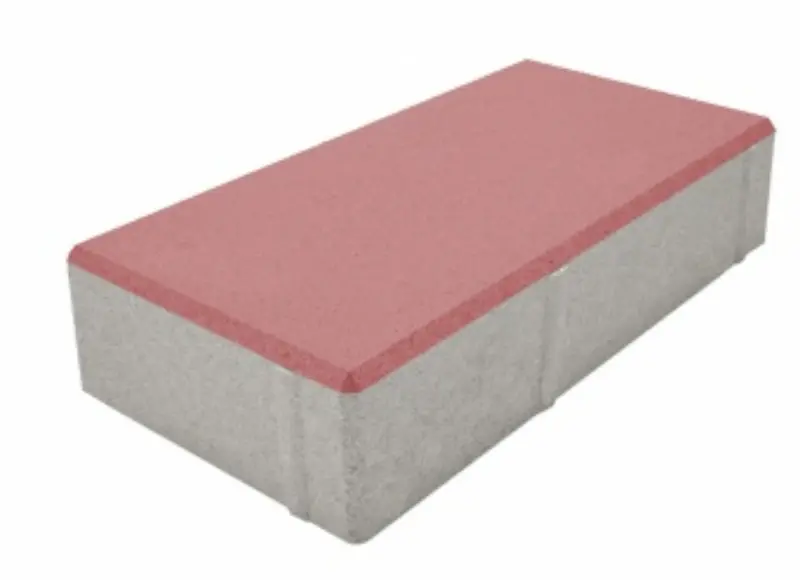 Изображение товара Плитка тротуарная двухслойная Призма 200x100x70 мм цвет терракотовый