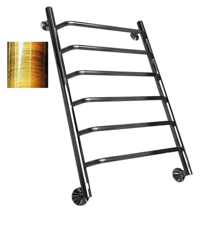 Изображение товара Полотенцесушитель водяной Двин E 50x80 см нержавеющая сталь 1/2" цвет состаренная бронза