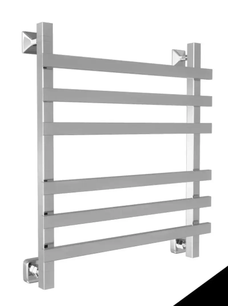 Изображение товара Полотенцесушитель водяной Двин N Plaza 50x60 см нержавеющая сталь 1/2" цвет черный матовый