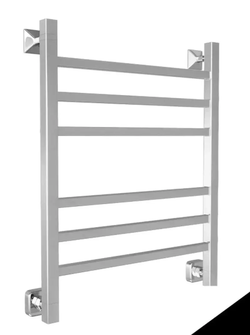 Изображение товара Полотенцесушитель водяной Двин L Plaza 50x60 см нержавеющая сталь 1/2" цвет черный матовый