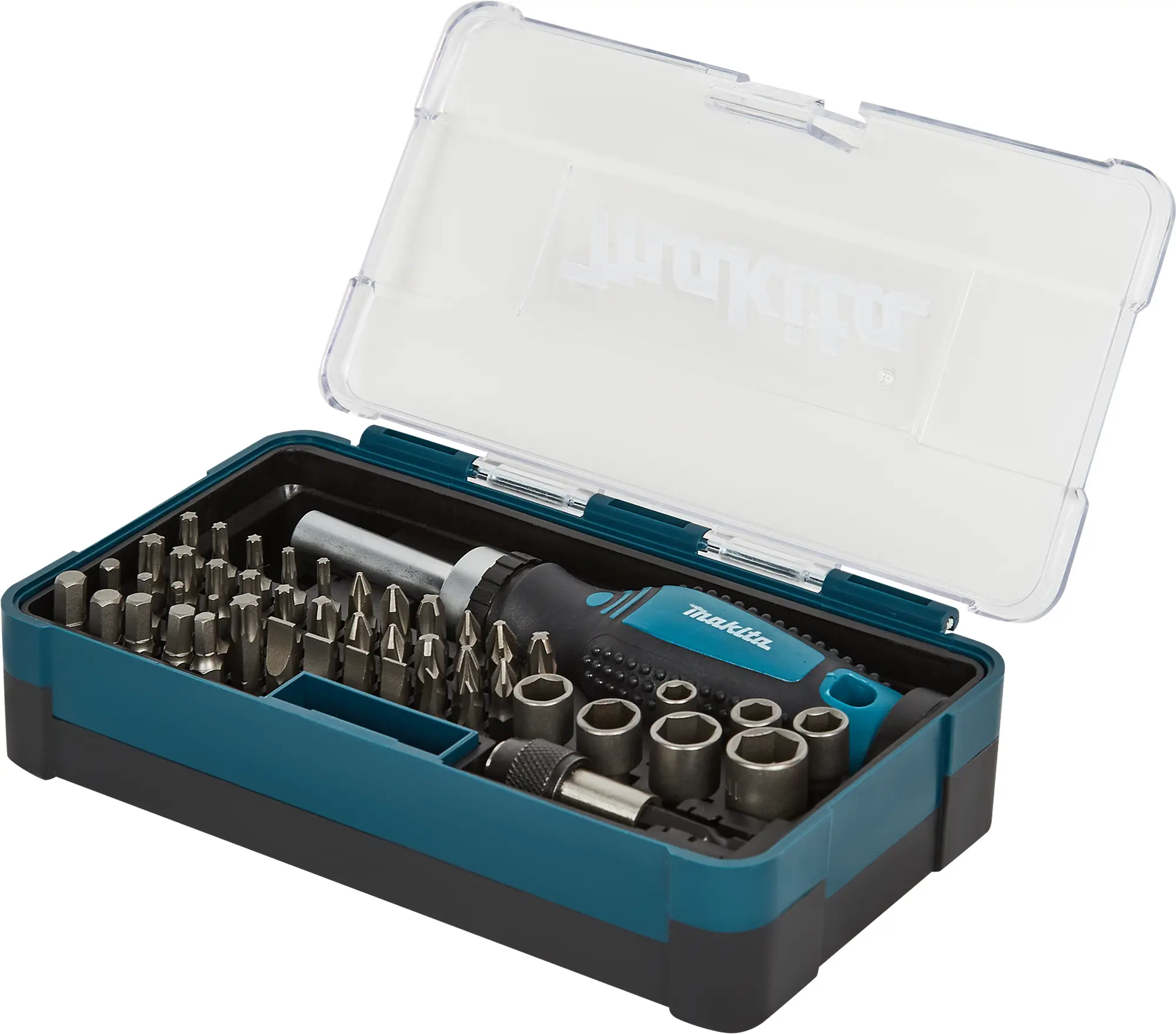 Изображение товара Отвертка с магнитными битами Makita B-36170, 47 предметов