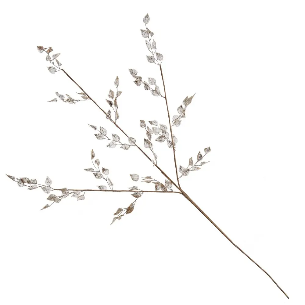 Изображение товара Новогоднее украшение Ветка 0.6x77x23 см цвет золотой