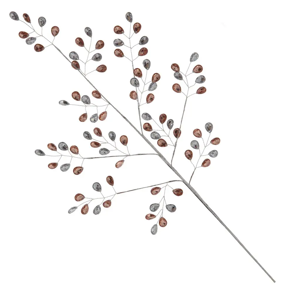 Изображение товара Новогоднее украшение Ветка 4x71.5x29 см цвет розовый