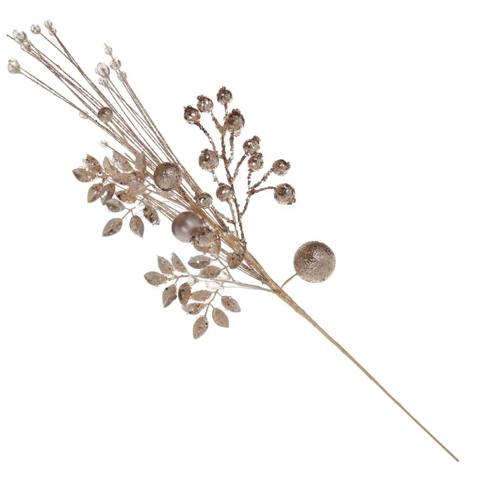 Изображение товара Новогоднее украшение Ветка 5x82x28 см цвет золотой