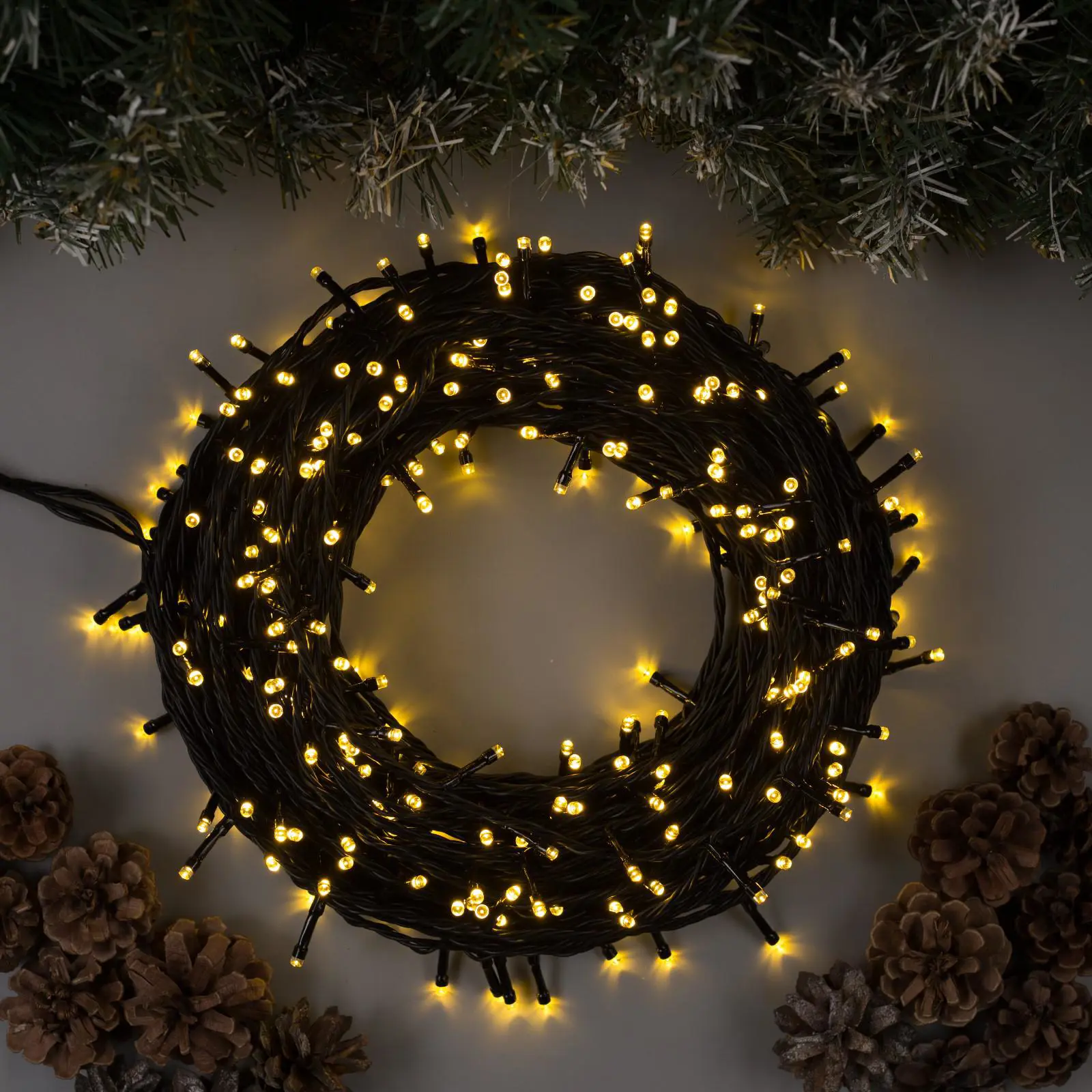 Изображение товара Электрогирлянда универсальная Luazon lighting 2361686 гирлянда 100 м 1000 ламп бесцветный 8 режимов работы