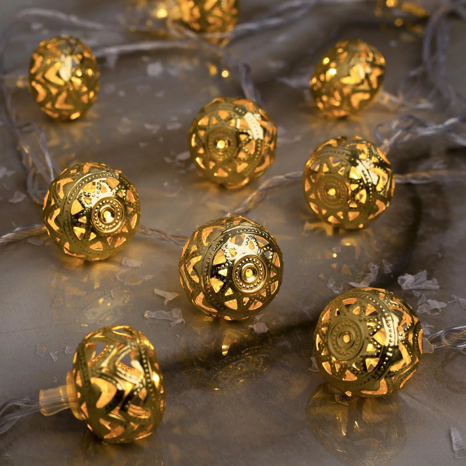 Изображение товара Электрогирлянда комнатная Luazon lighting 2388637 нить 4 м 20 ламп бесцветный 8 режимов работы