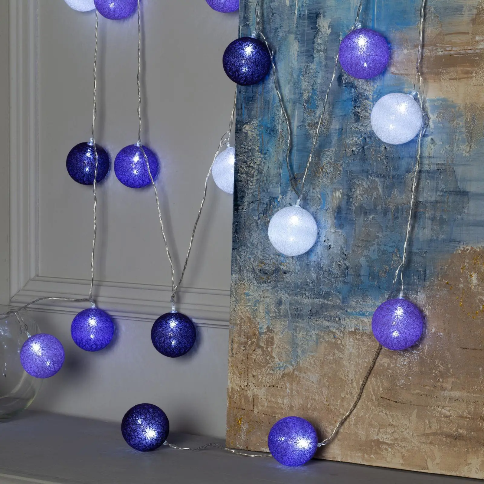 Изображение товара Электрогирлянда комнатная Luazon lighting 3590728 нить 5 м 20 ламп бесцветный 1 режим работы