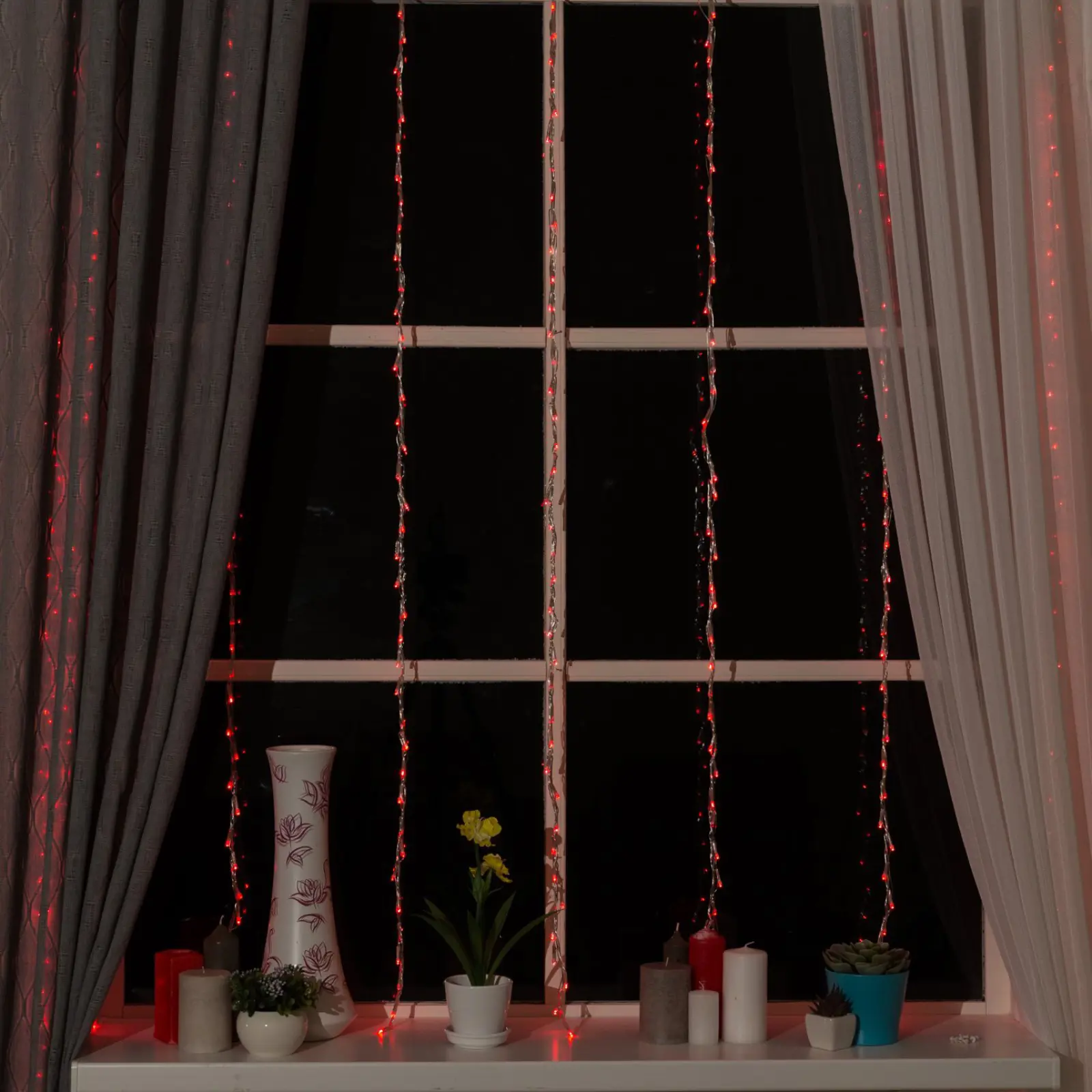 Изображение товара Электрогирлянда комнатная Luazon lighting 705962 гирлянда 2 м 400 ламп бесцветный 8 режимов работы