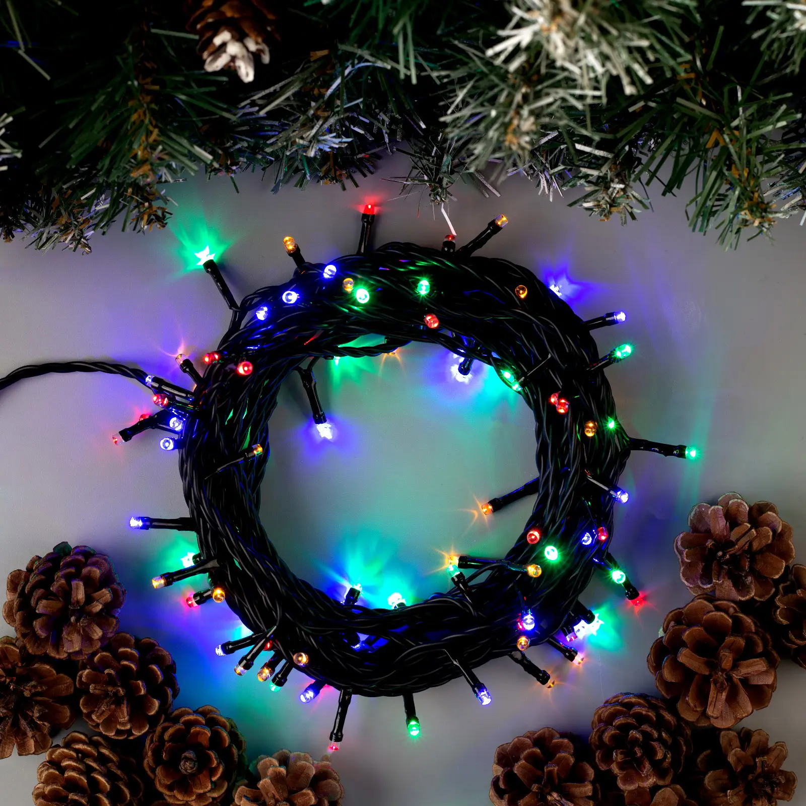 Изображение товара Электрогирлянда универсальная Luazon lighting 705562 нить 10 м 100 ламп бесцветный 8 режимов работы