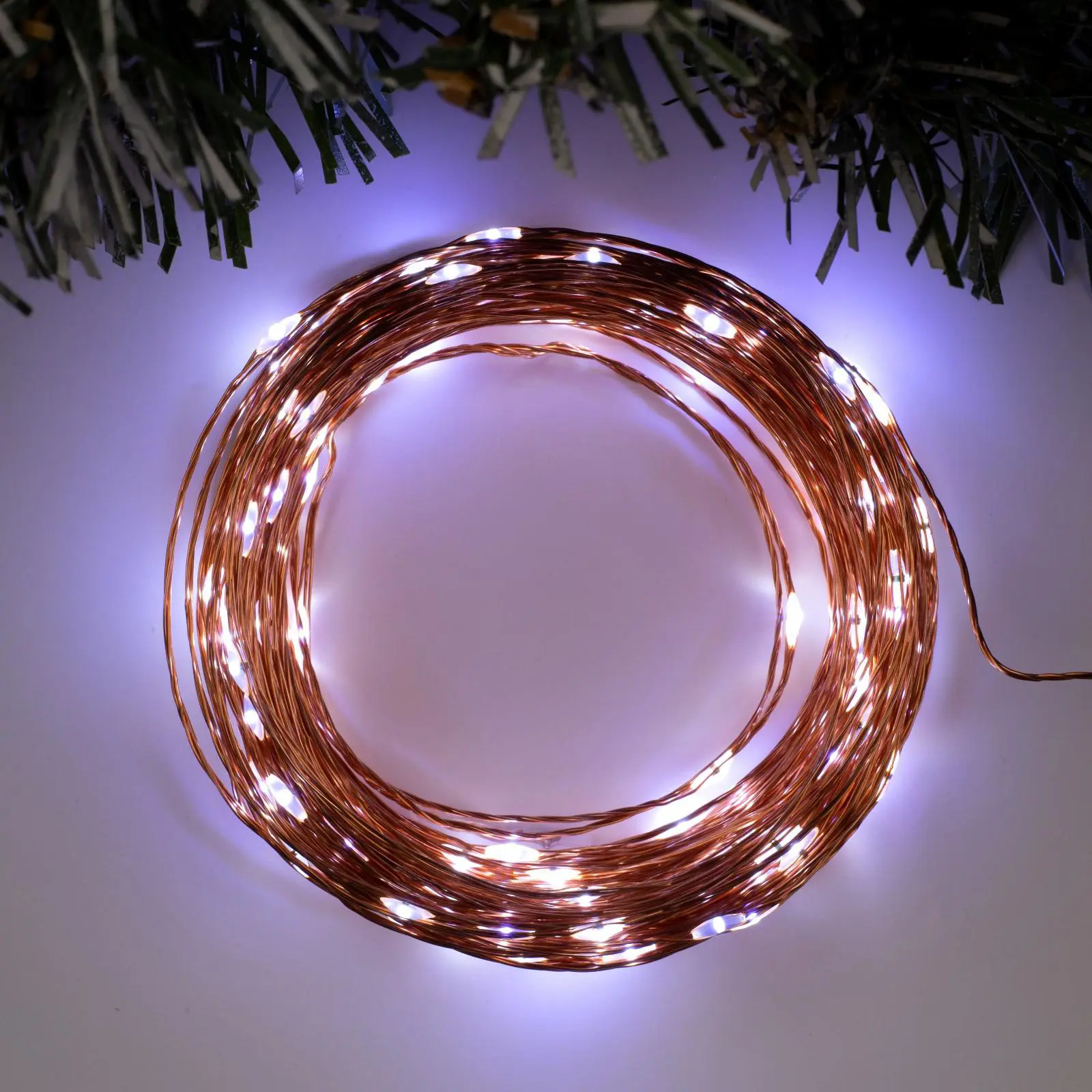 Изображение товара Электрогирлянда комнатная Luazon lighting 5198372 роса 20 м 200 ламп бесцветный 1 режим работы