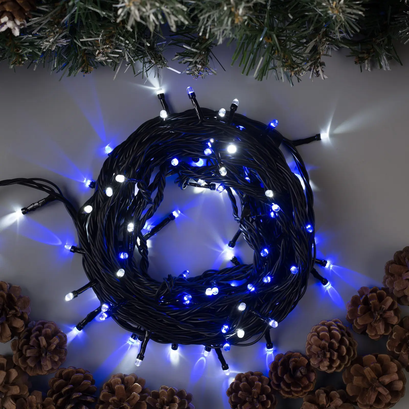 Изображение товара Электрогирлянда универсальная Luazon lighting 1080030 нить 10 м 100 ламп бесцветный 1 режим работы