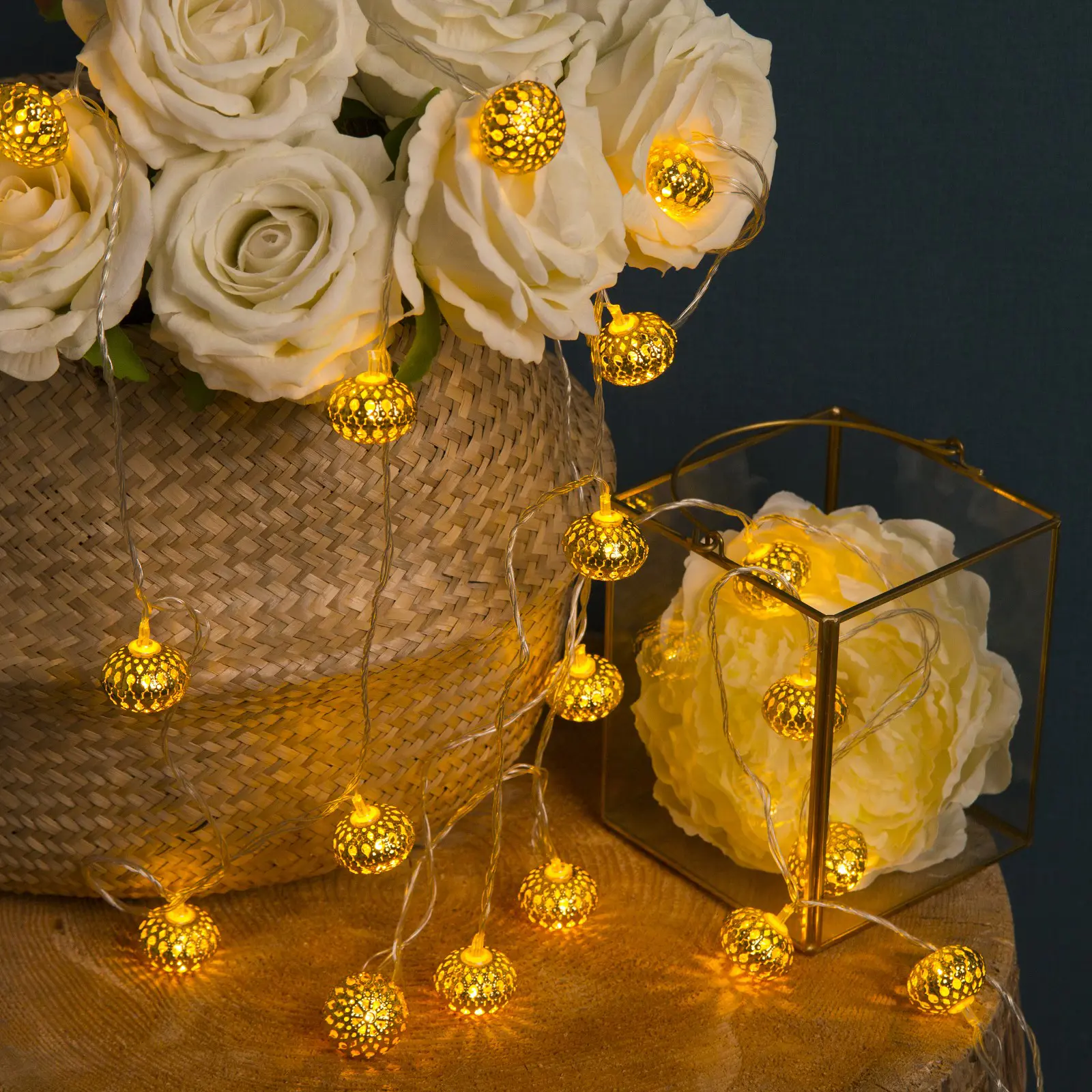 Изображение товара Электрогирлянда комнатная Luazon lighting 2388646 нить 4 м 20 ламп бесцветный 8 режимов работы