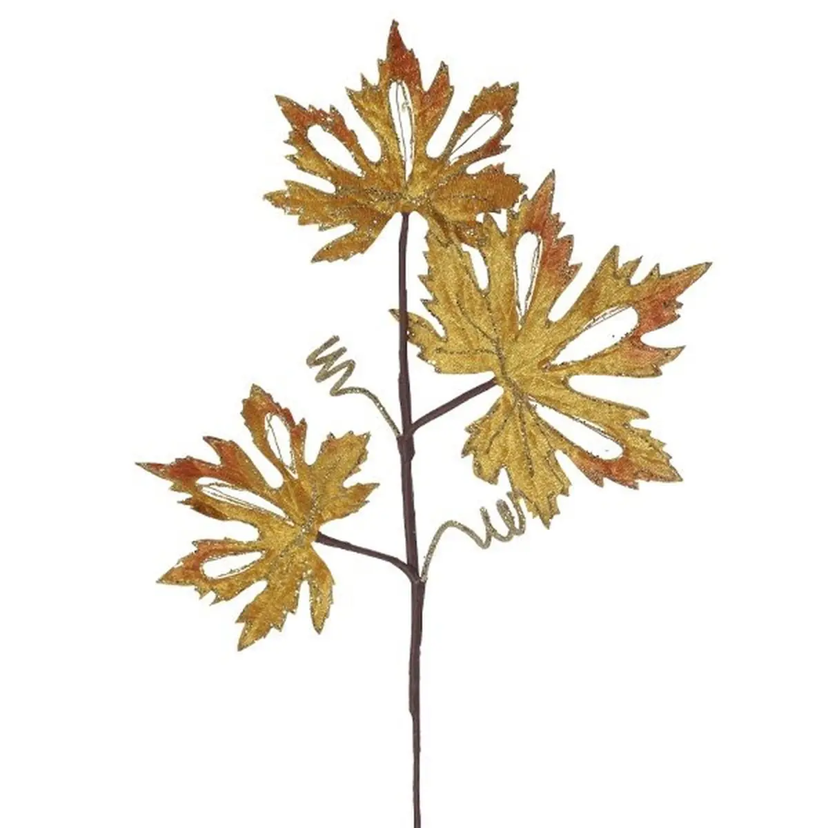 Изображение товара Новогоднее украшение Ветка 3x55x20 см золотой