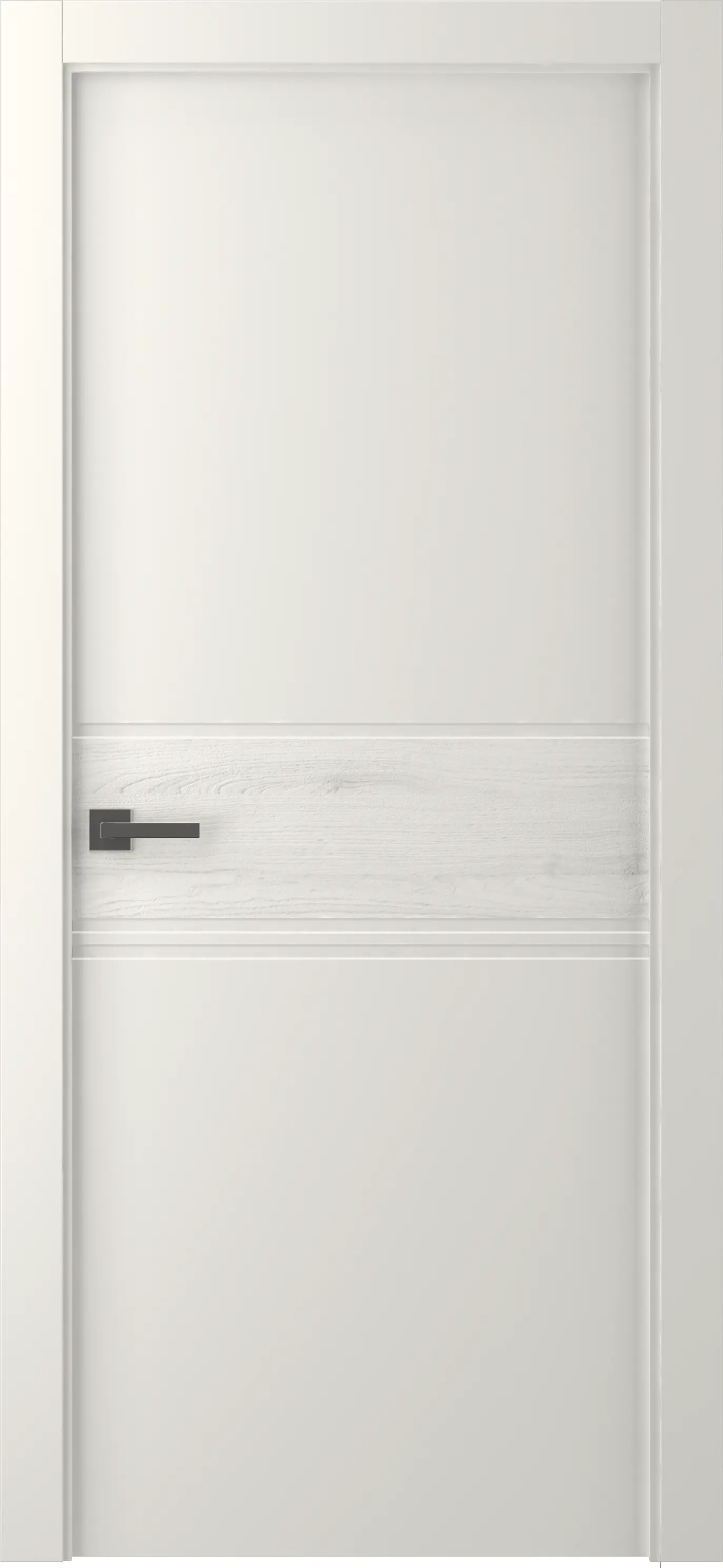 Изображение товара Межкомнатная глухая дверь Твинвуд эмаль жемчужная 70x210 см