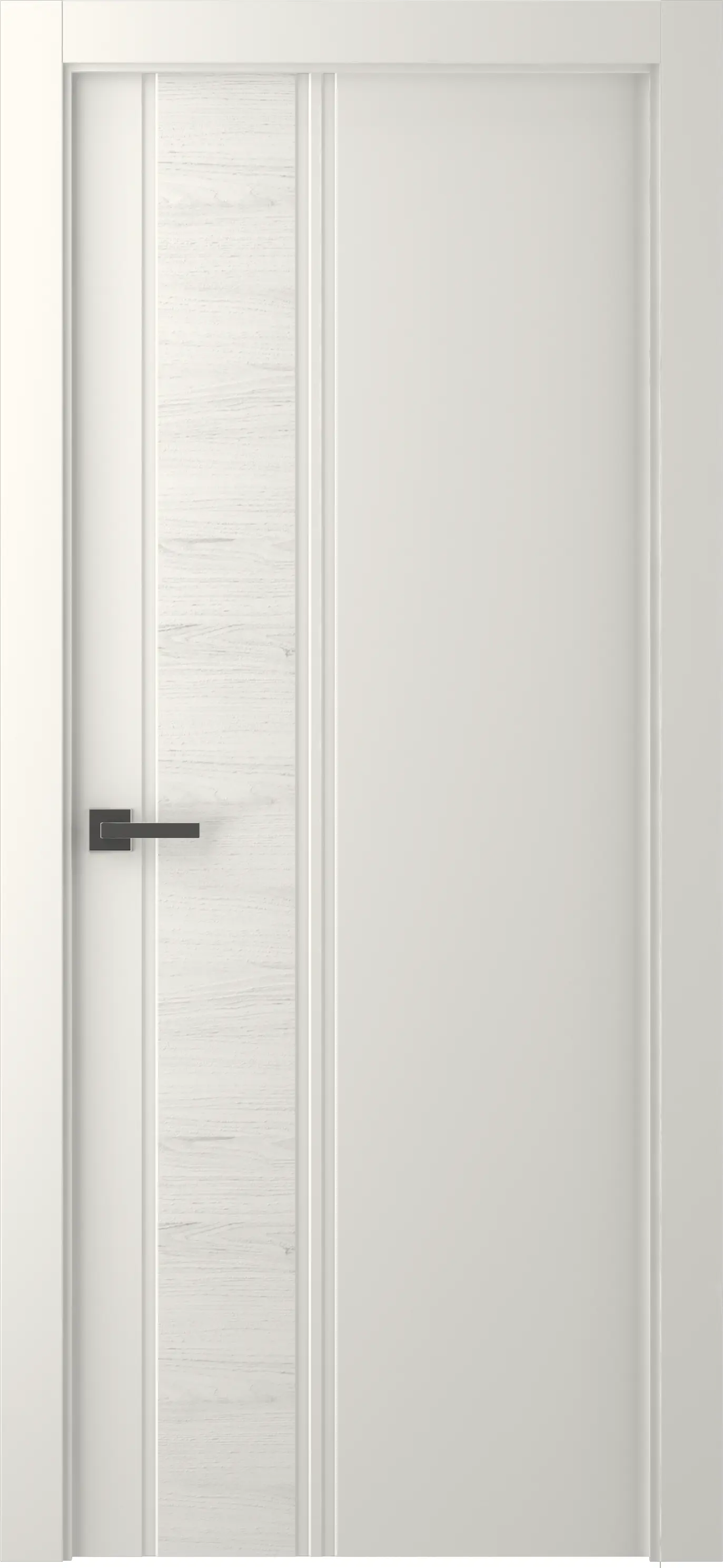 Изображение товара Дверь межкомнатная глухая Твинвуд эмаль жемчужный 80x210 см с замком