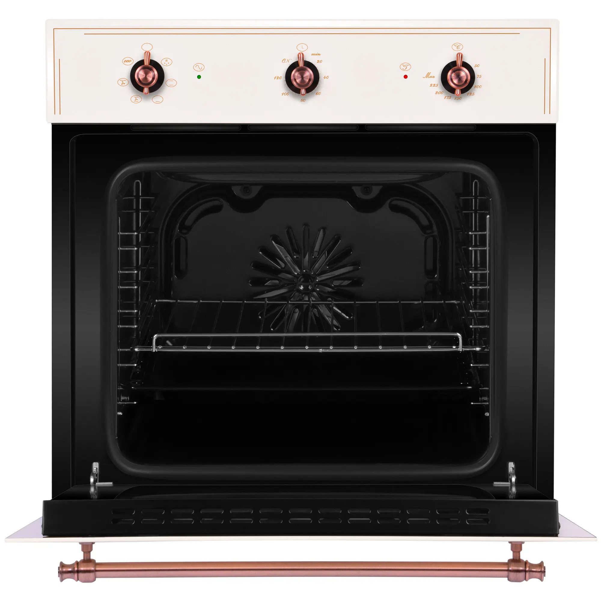 Изображение товара Многофункциональный духовой шкаф Hyundai Heo 6635 be 59.5x59.5x52.5 см цвет бежевый