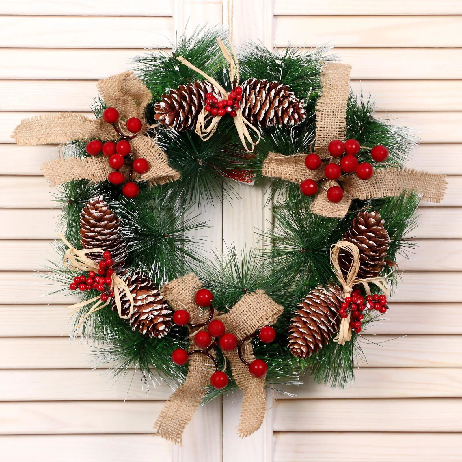 Изображение товара Рождественский венок Зимнее волшебство 5036610 ø 30 см с декором