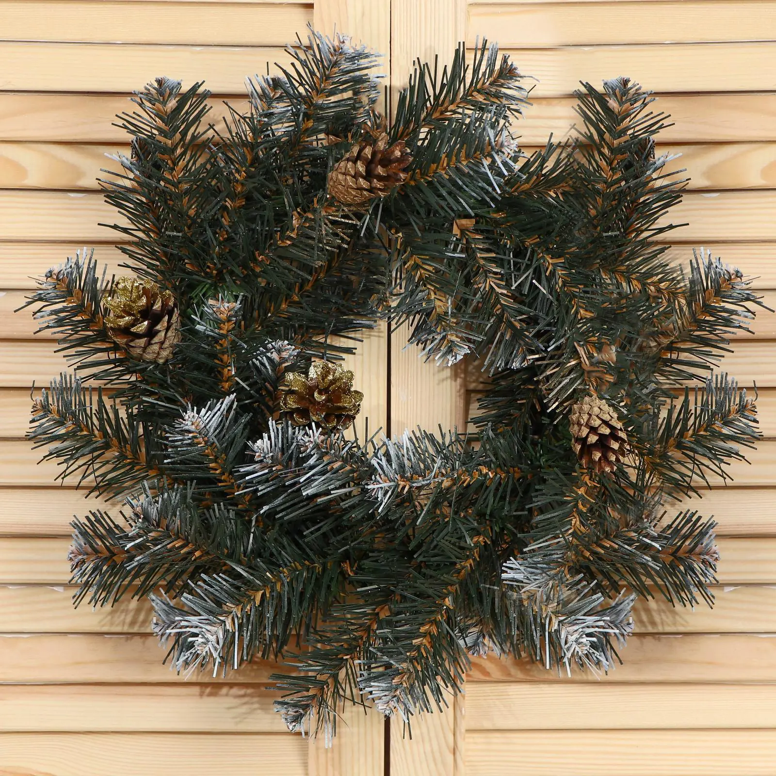 Изображение товара Рождественский венок Зимнее волшебство 7134976 ø 35 см с декором