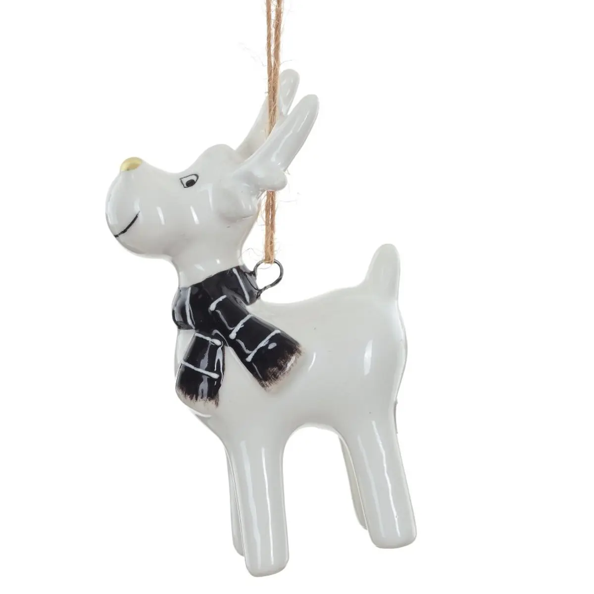 Изображение товара Елочная игрушка Олень 764545 7.5 см х 3.5 см черный