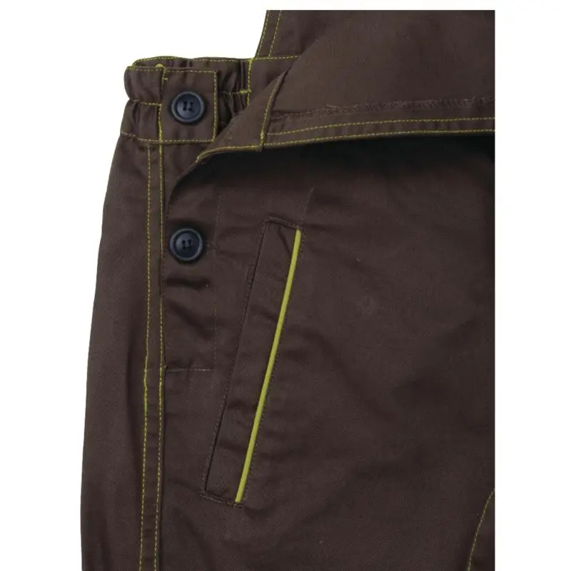 Изображение товара Полукомбинезон рабочий Delta Plus M6SALMAGT, цвет коричневый/зеленый, размер L (48-50), рост (172/180)