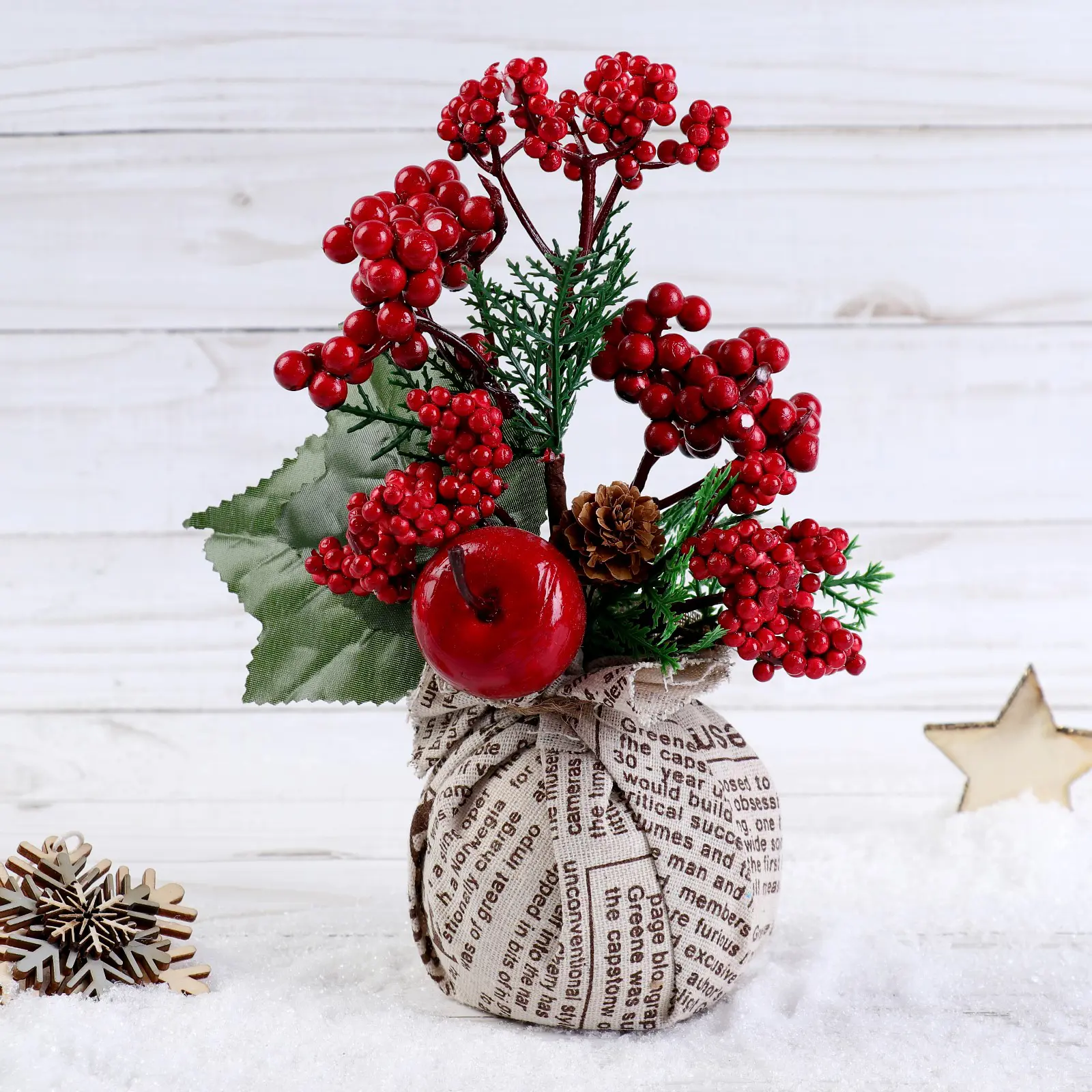 Изображение товара Новогоднее украшение Зимнее волшебство 4306298 Зимнее очарование цвет разноцветный