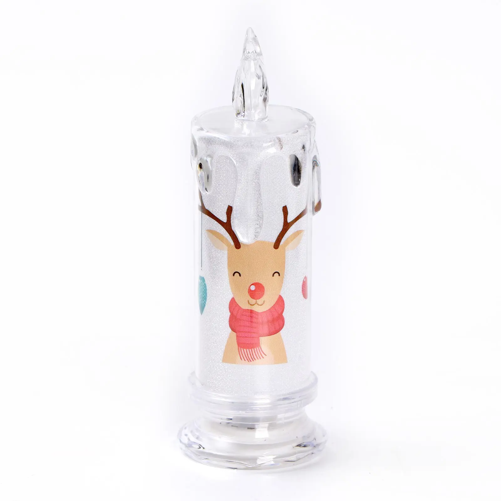 Изображение товара Светящаяся электрическая фигура Олень для дома Simaland 1 ламп h 6.5 см разноцветный