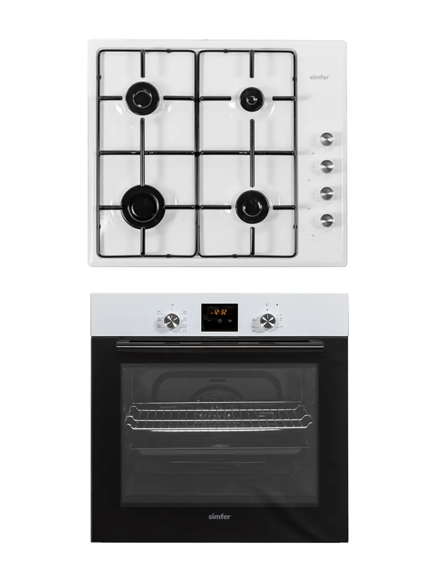 Изображение товара Комплект бытовой техники 2 предмета Simfer S66W400 цвет белый