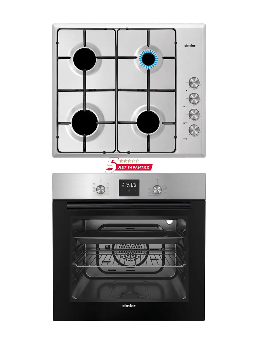 Изображение товара Комплект бытовой техники 2 предмета Simfer S66M470 цвет серый