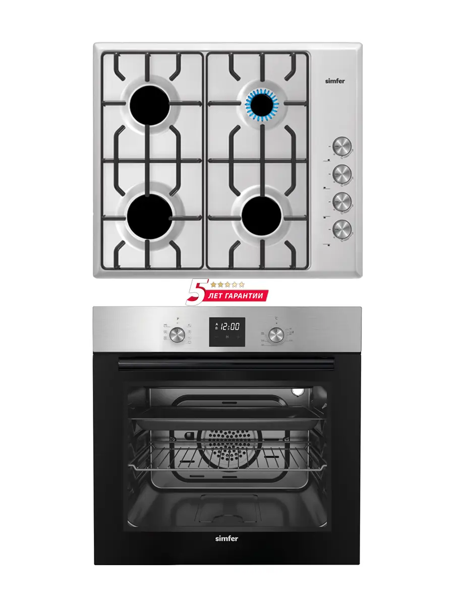 Изображение товара Комплект бытовой техники 2 предмета Simfer S66M471 цвет серый