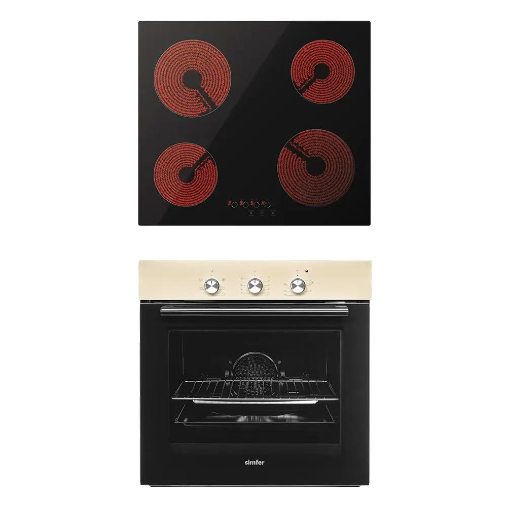 Изображение товара Комплект бытовой техники 2 предмета Simfer S65R000 цвет бежевый