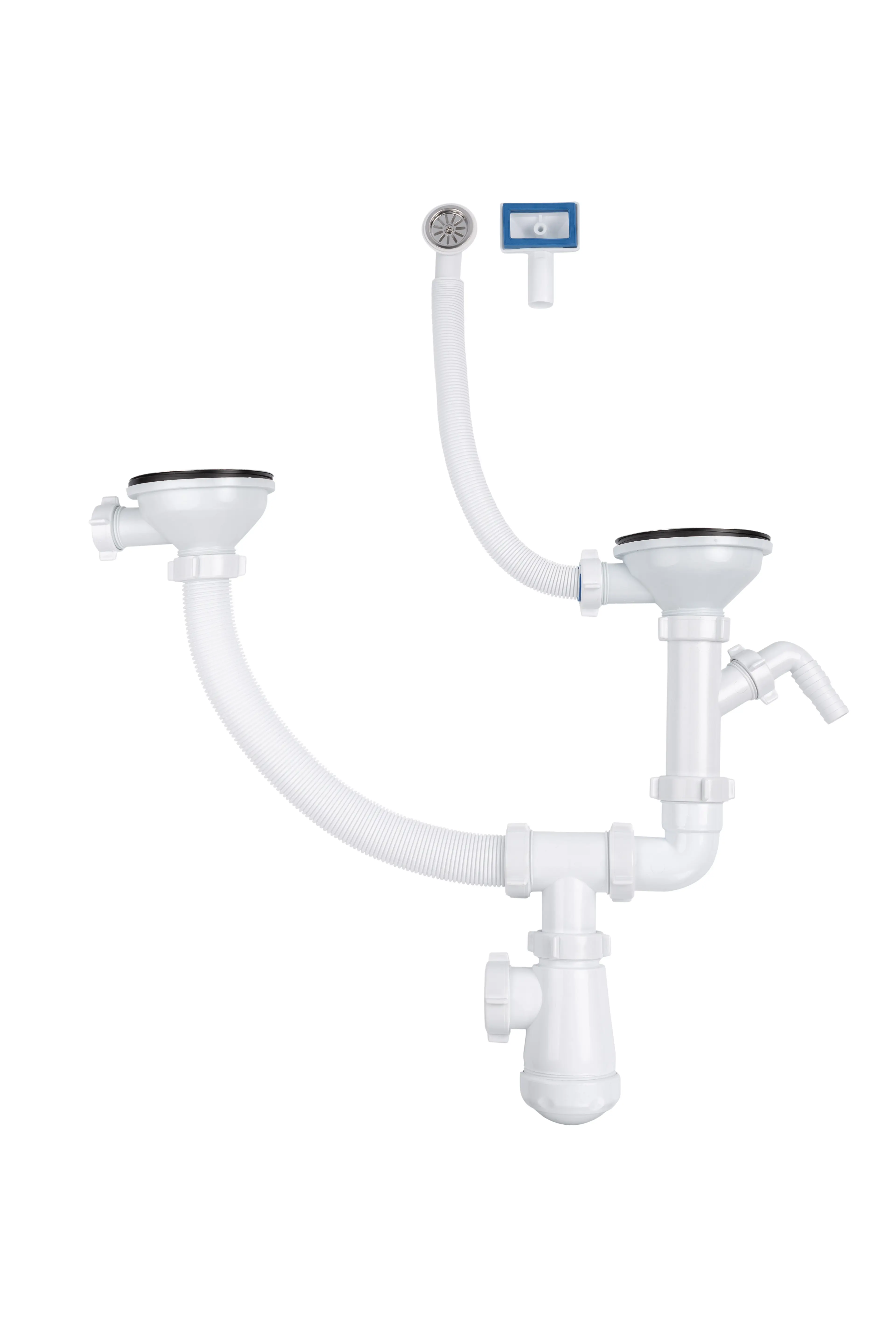 Изображение товара Сифон двойной Equation d90 мм для двойных и разноуровневых моек