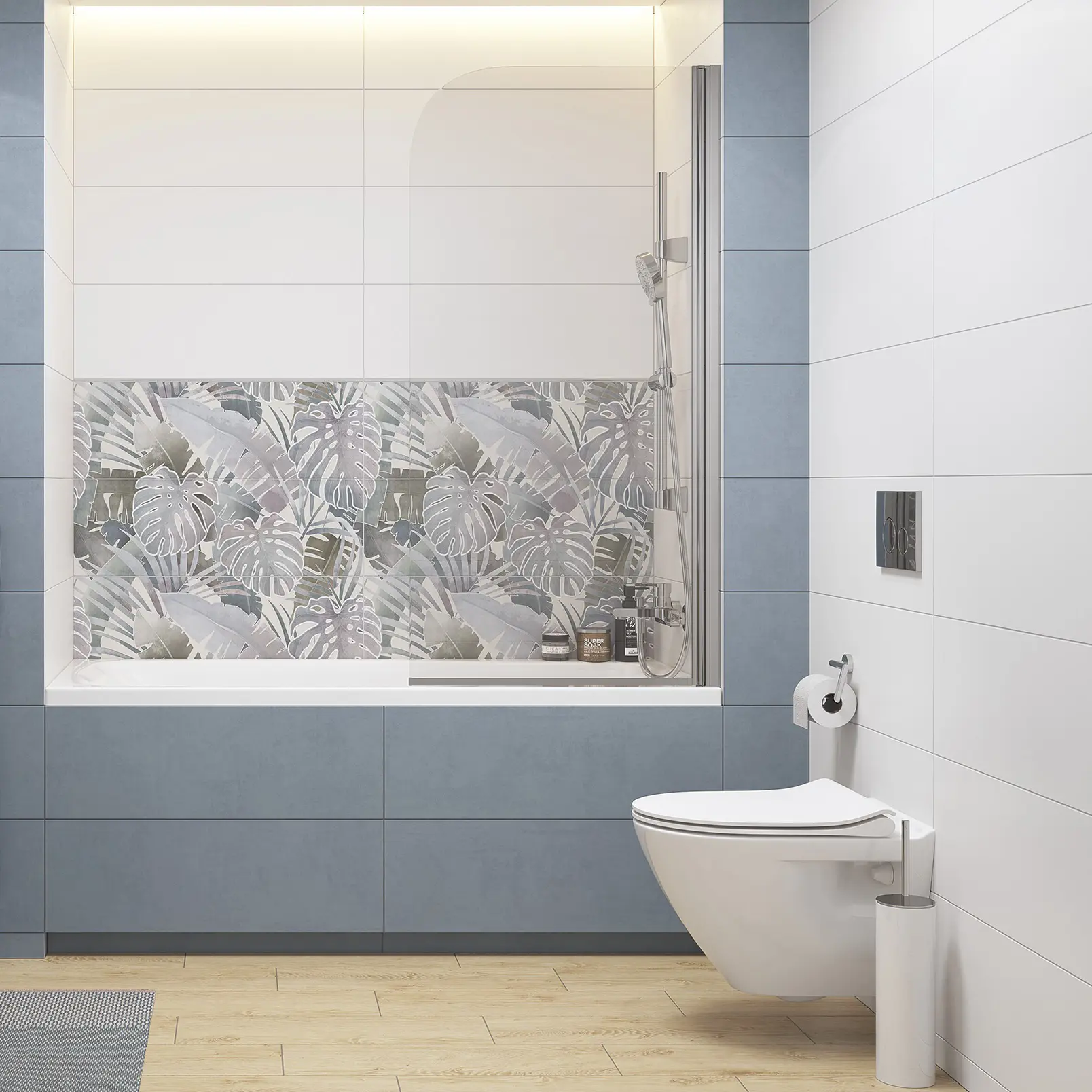 Изображение товара Плитка настенная Cersanit Taormina 25x75 см 1.125 м² матовая цвет белый