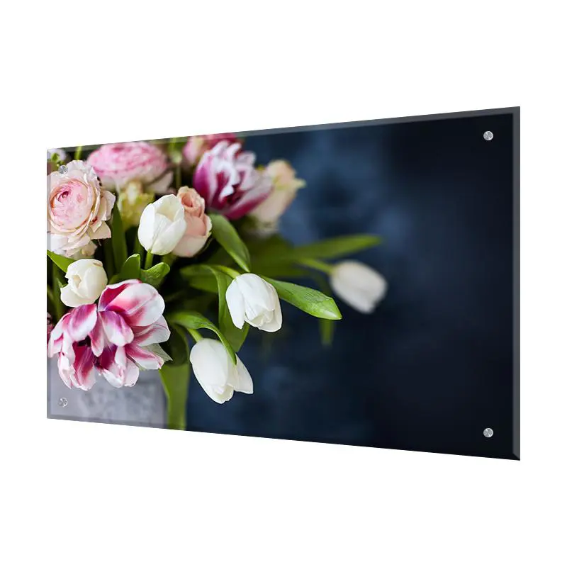 Изображение товара Стеновая панель Borntoprint Букет new 60x90x0.4 см закаленное стекло цвет прозрачный