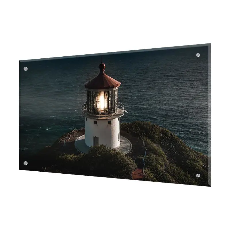 Изображение товара Стеновая панель Borntoprint Маяк из закаленного стекла 60x90 см стильное решение для кухни