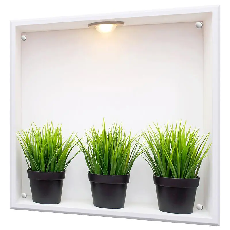 Изображение товара Защитный экран Borntoprint Зелень 60x60 см из закаленного стекла для кухни