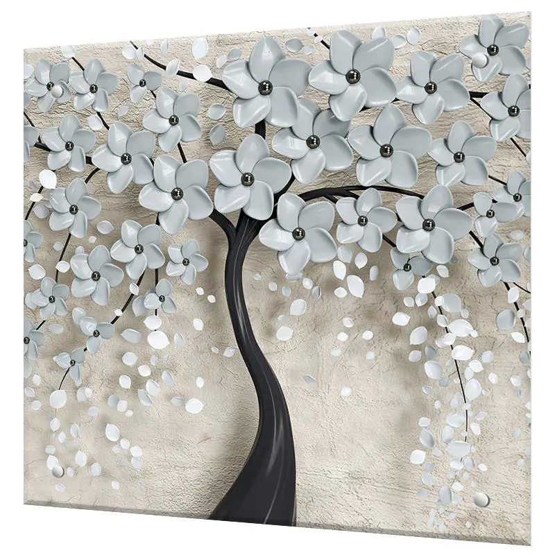 Изображение товара Защитный экран Borntoprint Цветущее дерево 60x60 см закаленное стекло кухонный фартук