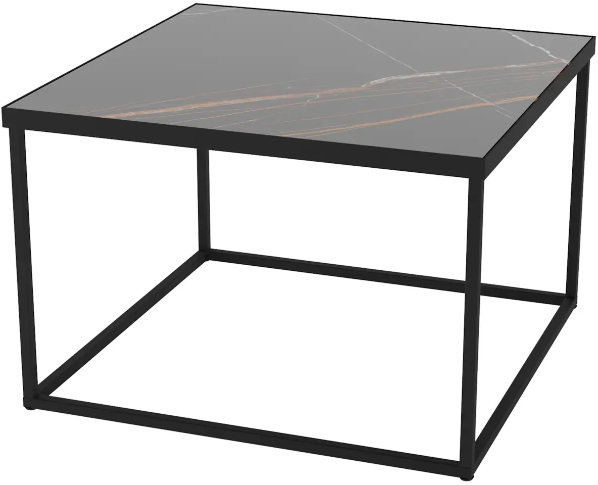 Изображение товара Журнальный столик квадратный Калифорния мебель 60х60 см черный