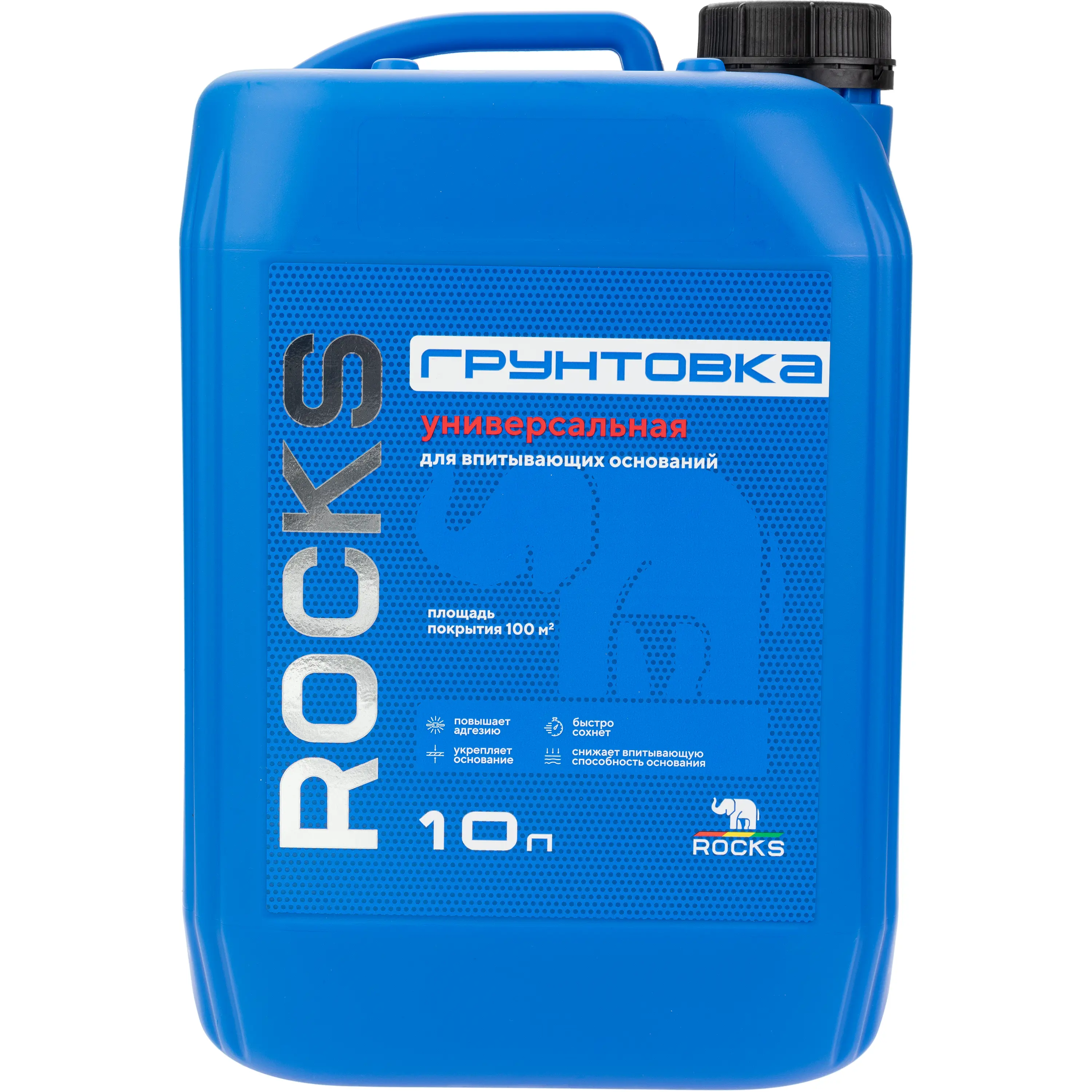 Изображение товара Грунтовка универсальная для сухих помещений Rocks 10 л