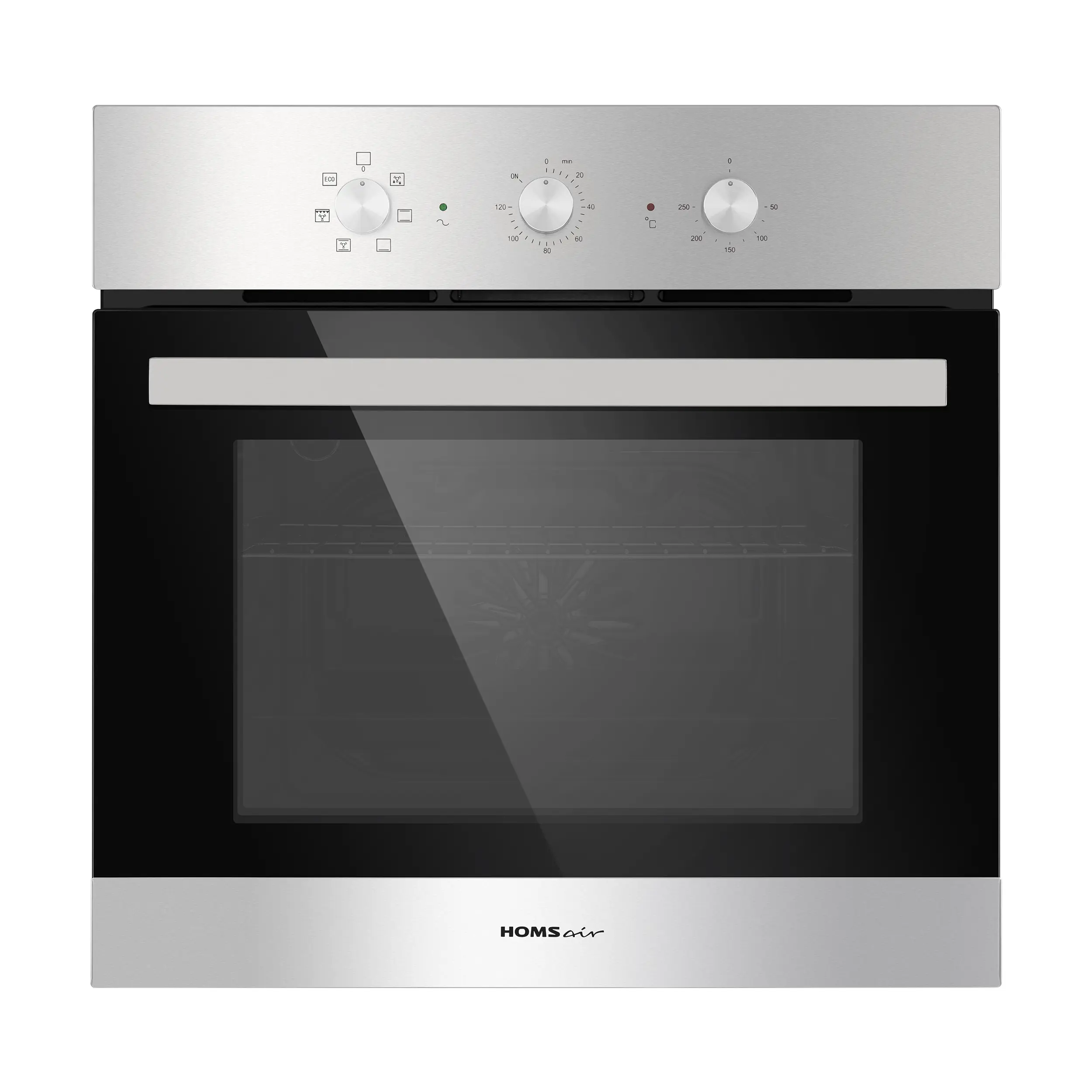 Изображение товара Электрический встраиваемый духовой шкаф Homsair Oef657s 59.5x59.5x54.2 см цвет нержавеющая сталь