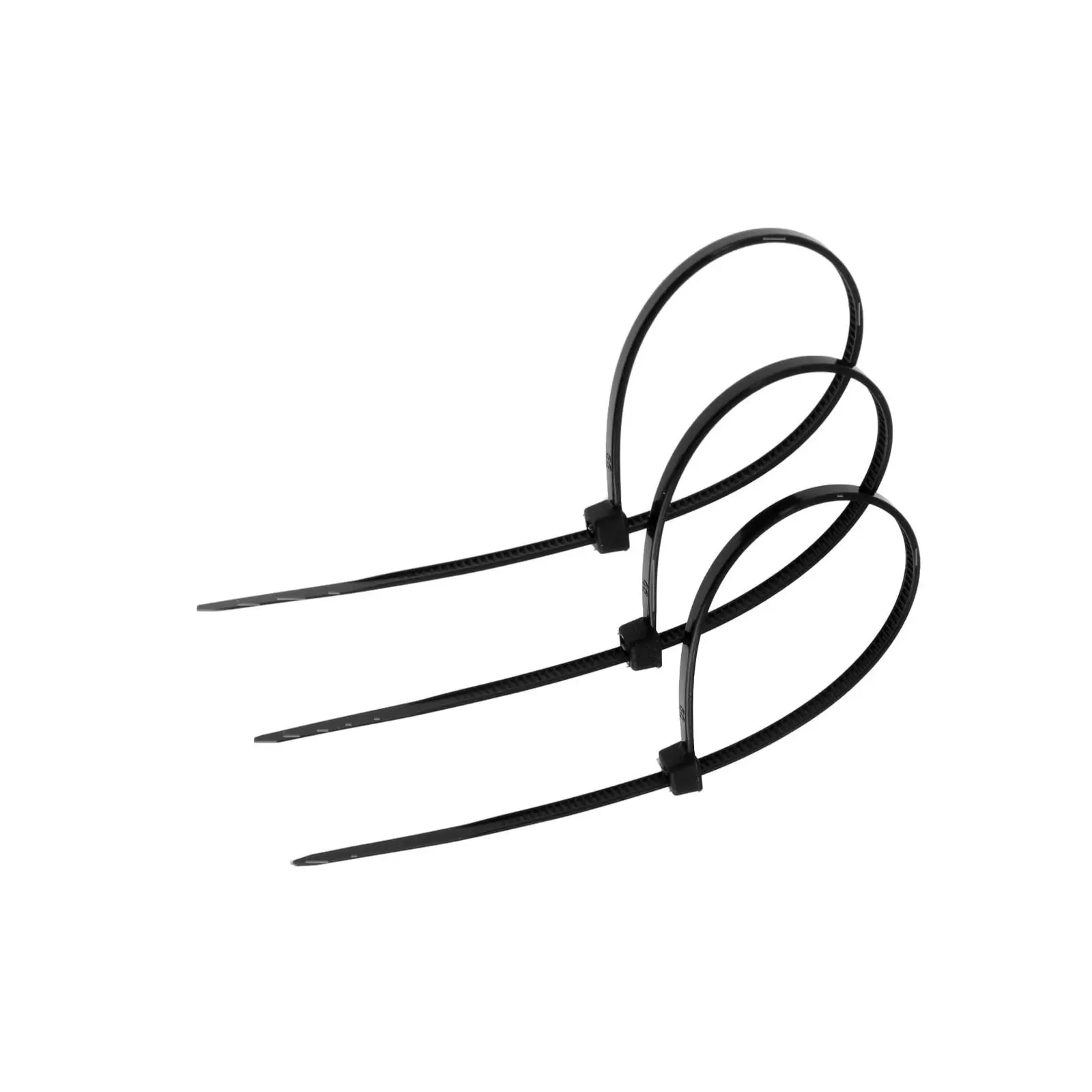 Изображение товара Хомут нейлоновый Тундра krep для стяжки 2.5x150 мм цвет черный 100 шт