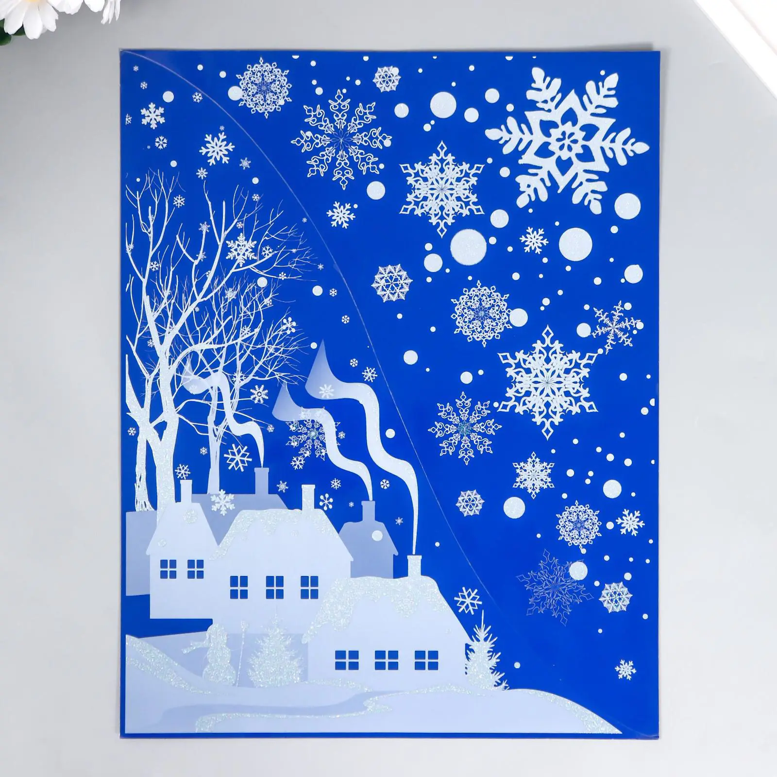 Изображение товара Наклейка Divino Зимняя картина 38 см х 30 см