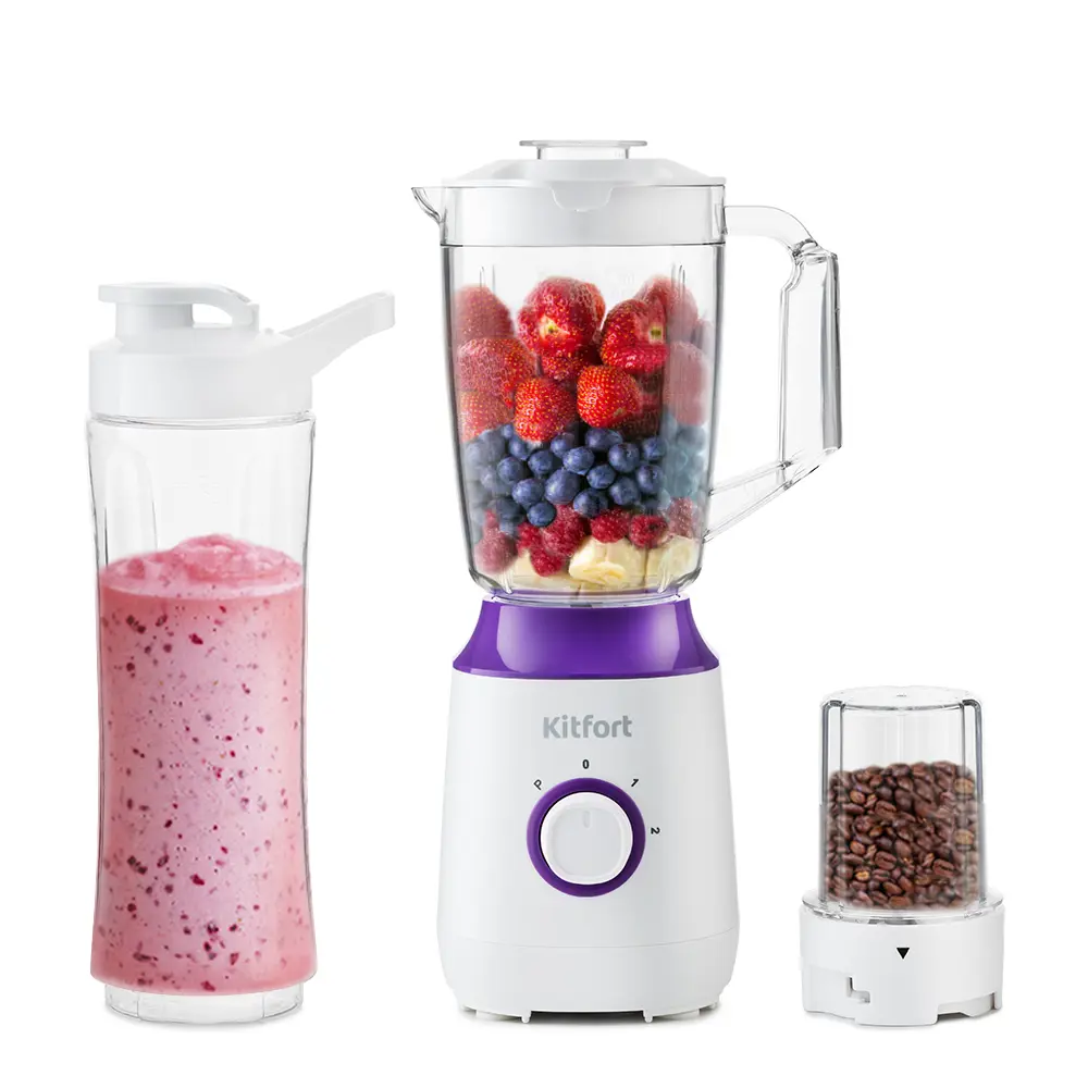 Изображение товара Блендер стационарный Kitfort КТ-3036 2 скорости цвет белый