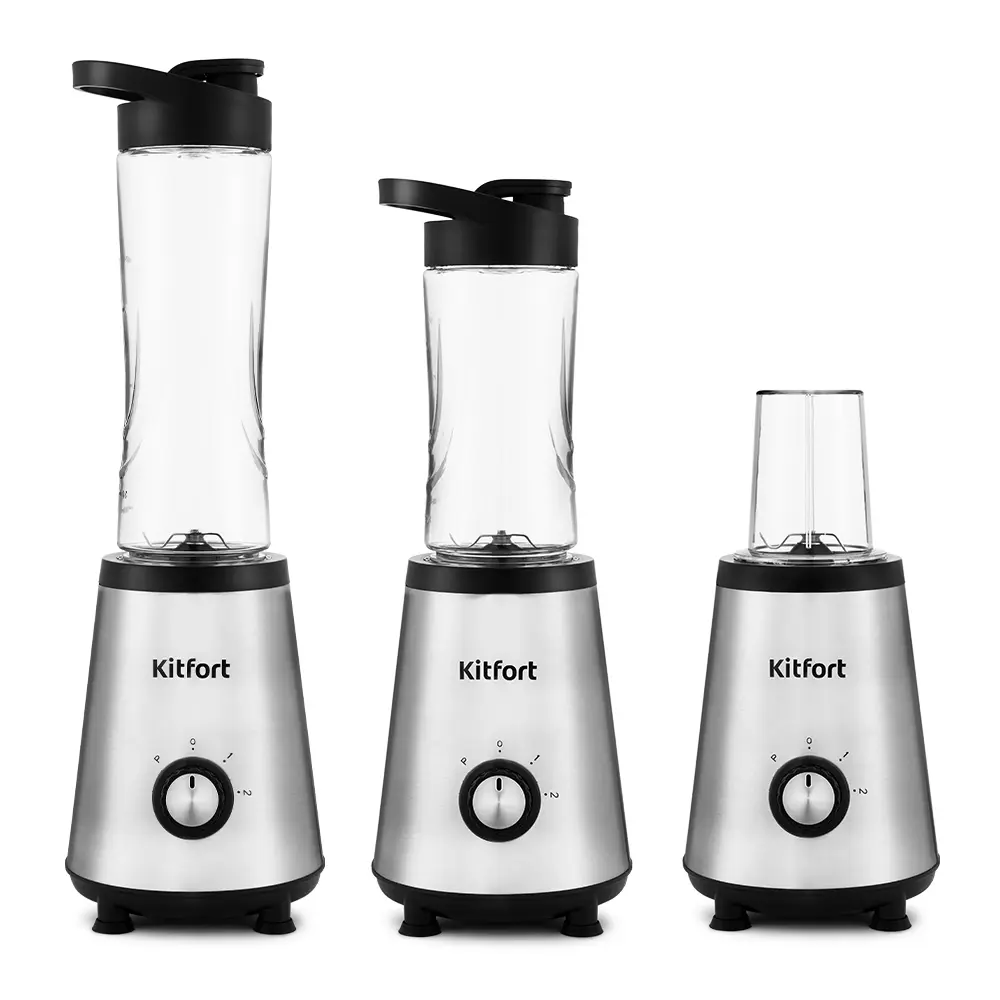 Изображение товара Блендер стационарный Kitfort КТ-1340-3 2 скорости цвет серебристый