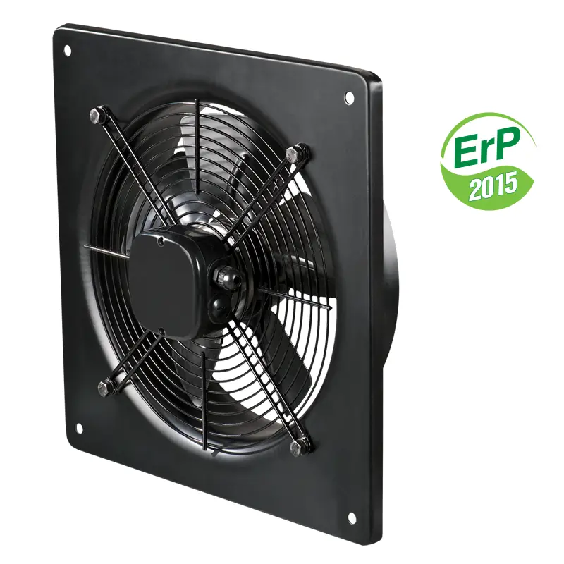 Изображение товара Вентилятор осевой вытяжной Vents ОВ 4Е 550 D550 мм 63 дБ 8970 м³/ч цвет черный