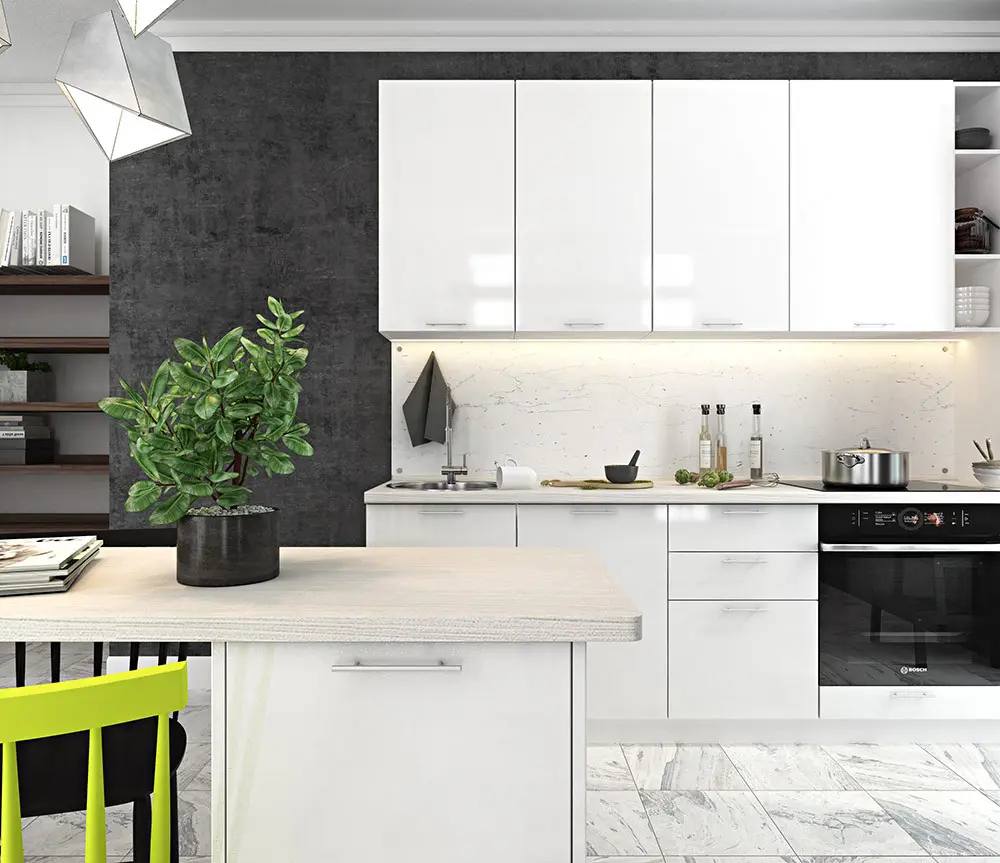 Изображение товара Напольный шкаф бутылочница Сурская мебель Валерия 15x81.6x47.8 см цвет белый МДФ