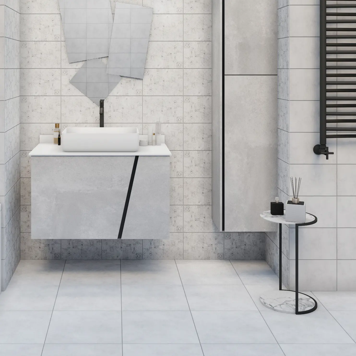 Изображение товара Плитка напольная Culto Blaster 40x40 см серого цвета