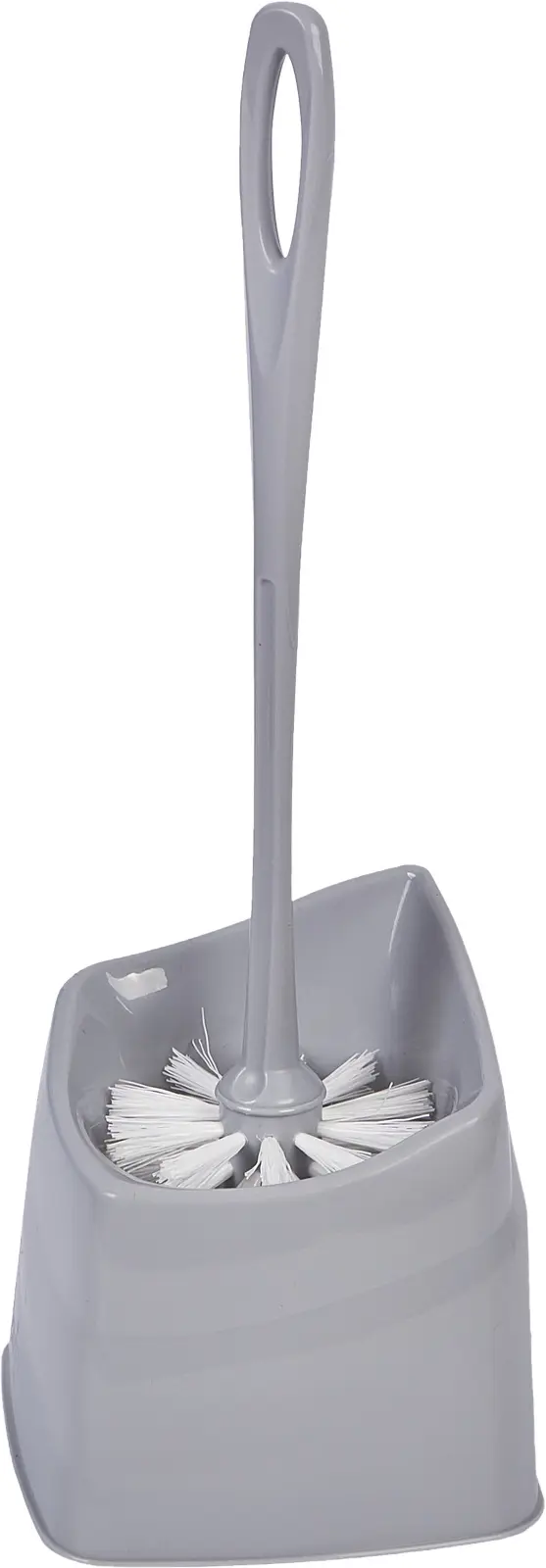 Изображение товара Ершик для унитаза Spin&Clean Step серый пластиковый глянцевый 35 см