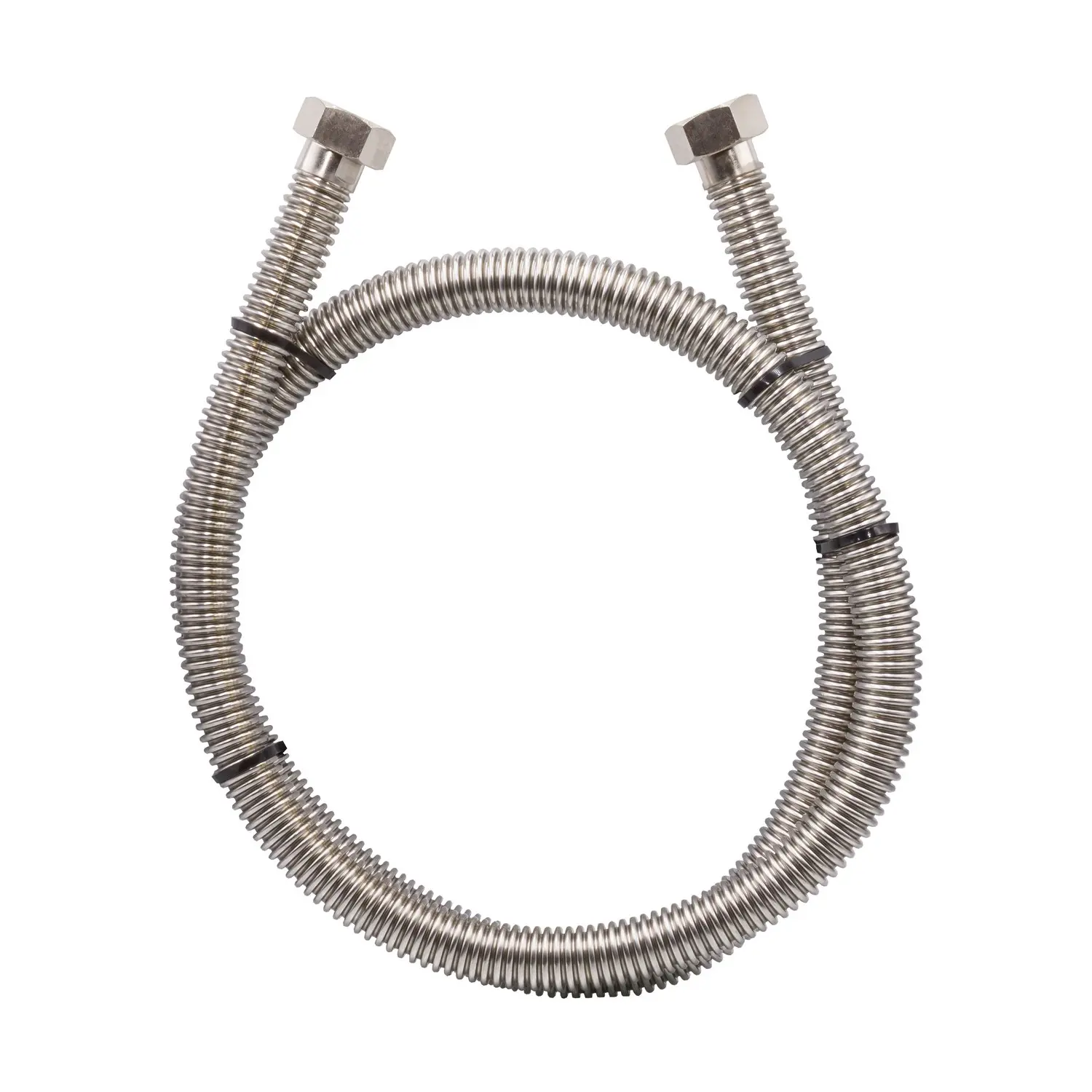 Изображение товара Газовая подводка сильфонная VRT 500 см 3/4 дюйма нержавеющая сталь Россия